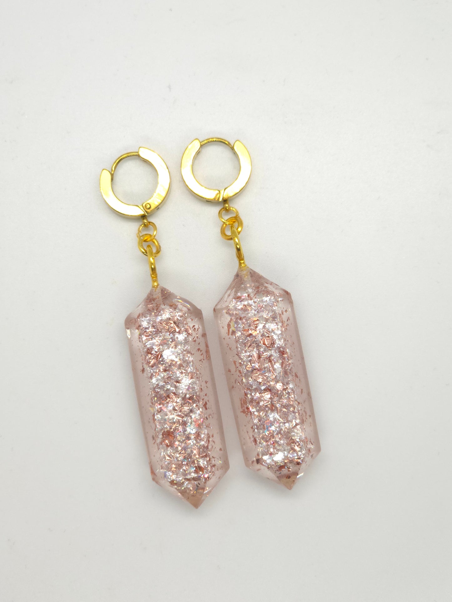 Rox Earrings- Blush Clairvoyant Long