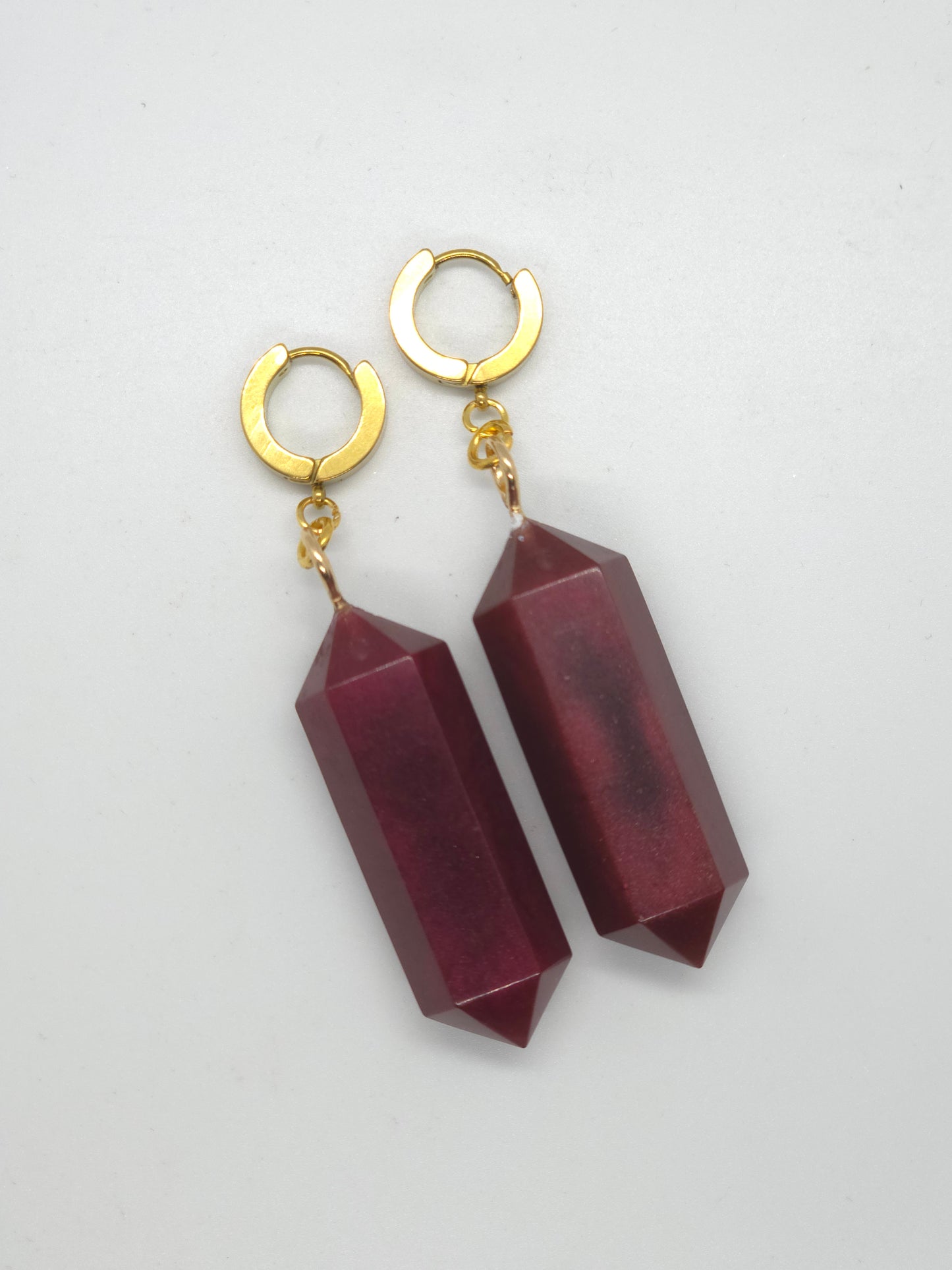 Rox Earrings- Oxblood Long