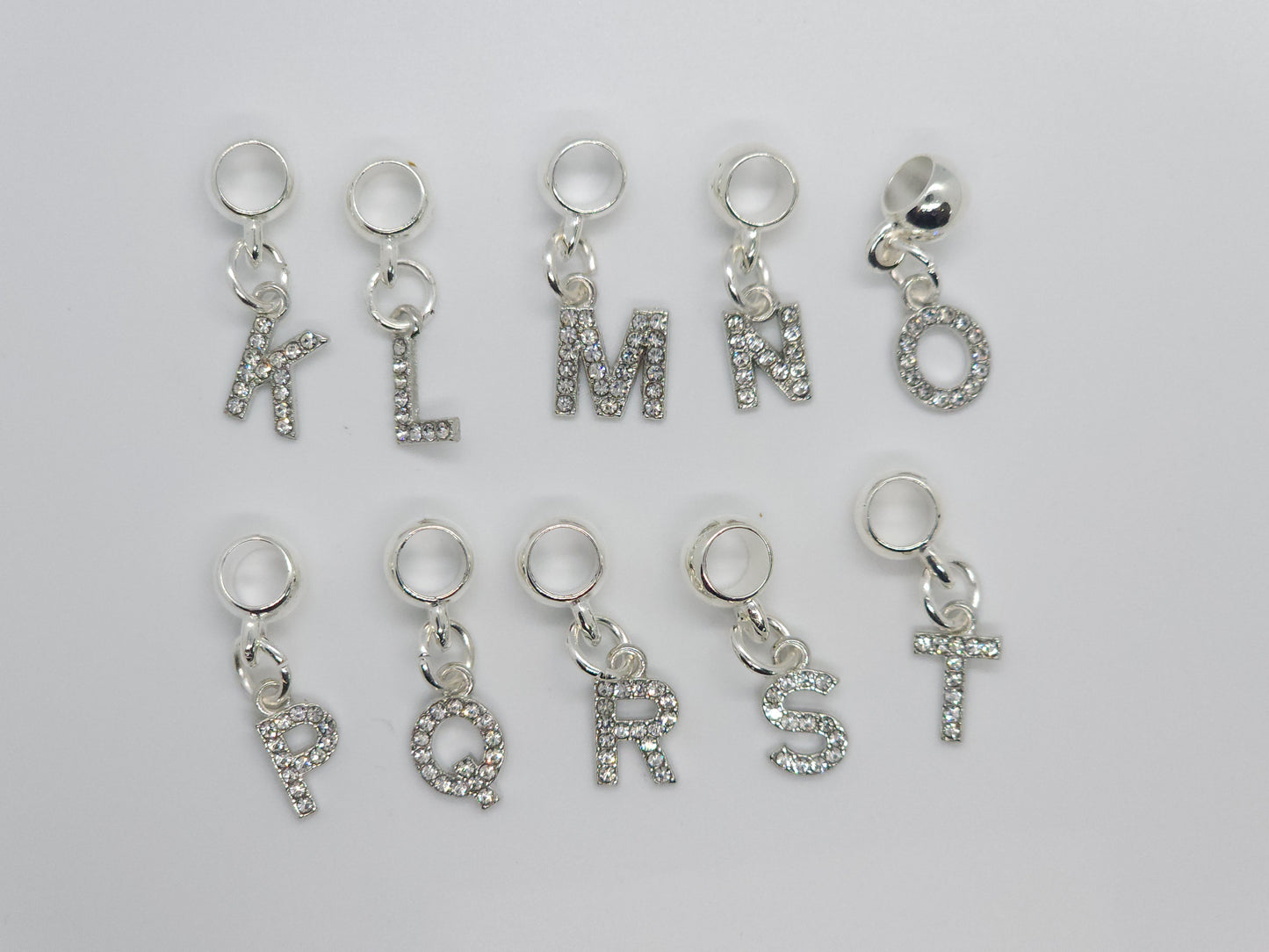 Charmed Silver Initials