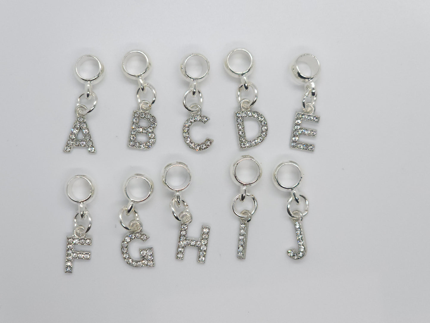 Charmed Silver Initials